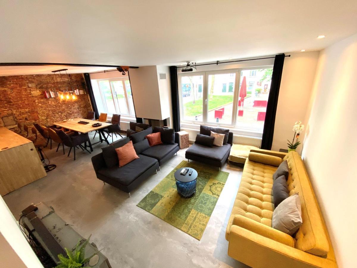 The Square - Vacation Rental With Outdoor Sauna - Centre Of アントウェルペン エクステリア 写真